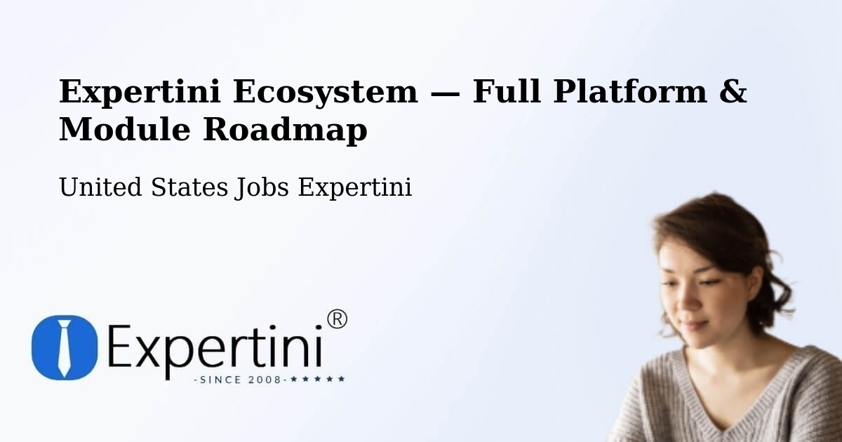 Expertini Ecosystem — Full Platform & Module Roadmap – Poolesville
